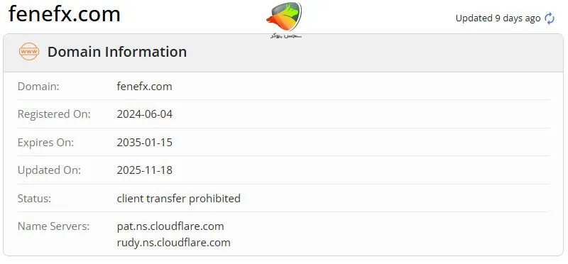 کلاهبرداری فنفیکس fenefx