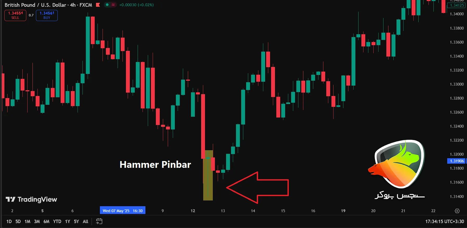 Bullish Pin Bar Candle