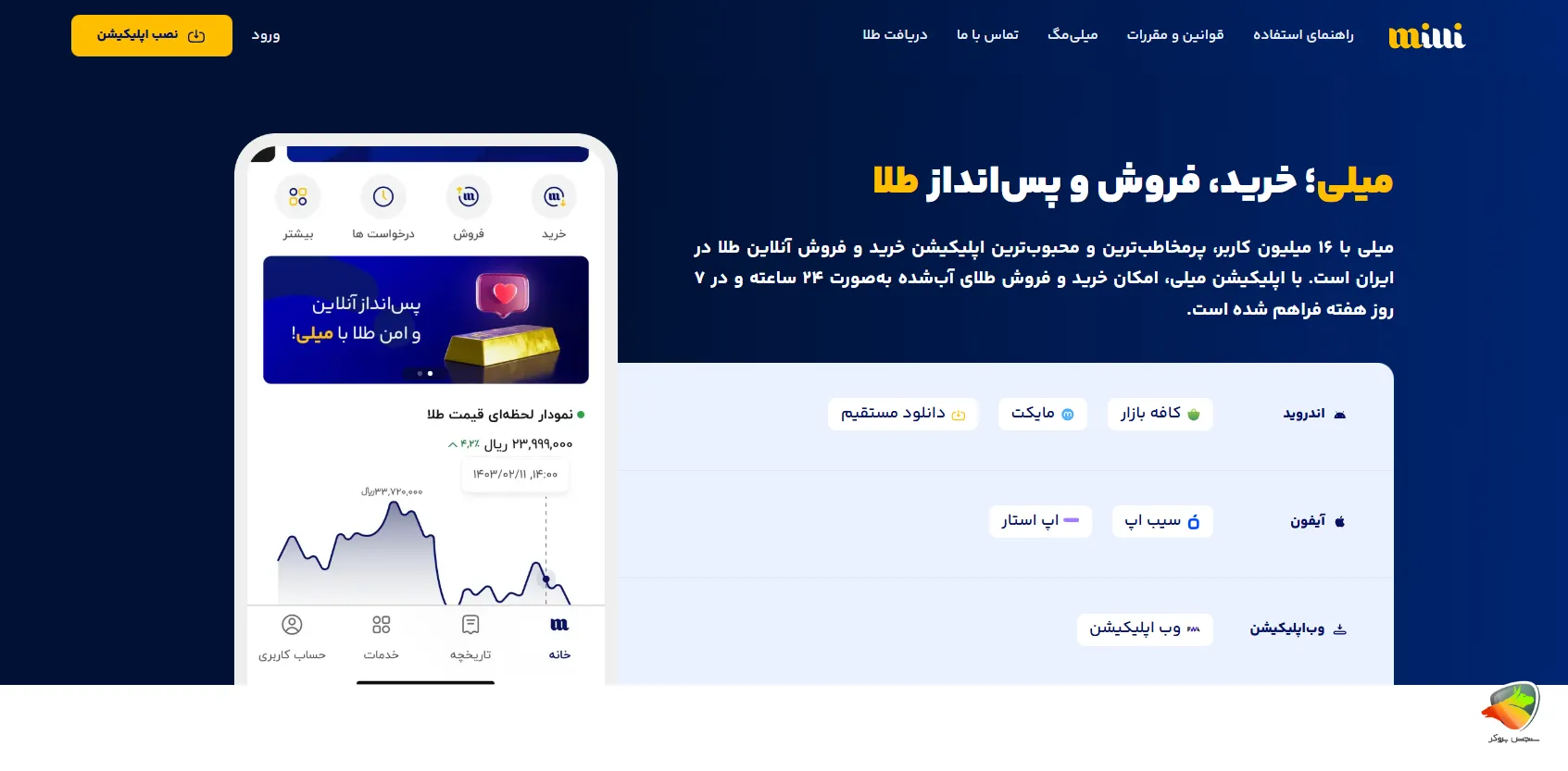 میلی گلد دانلود