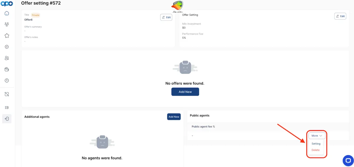 چگونگی انجام تعریف Public Agents