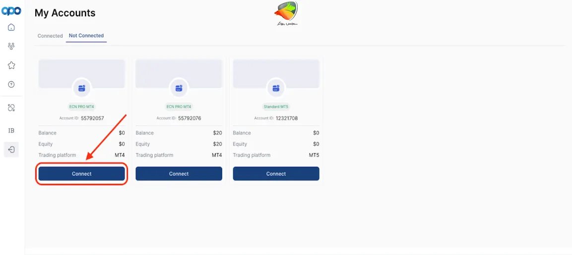 مرحله 5 از ساخت حساب پرووایدر