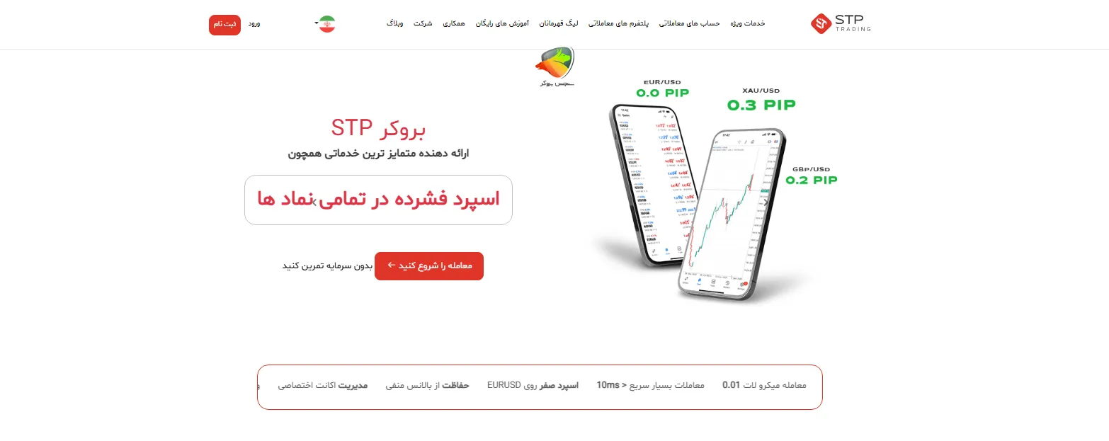 بهترین بروکر برای ایرانیان مثل بروکر اس تی پی تریدینگ