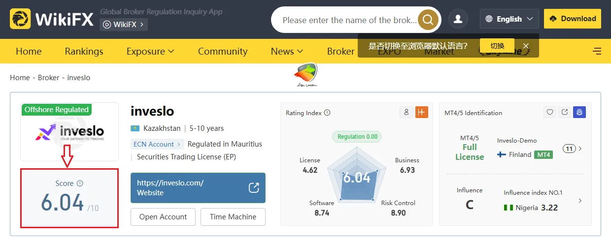 بررسی بروکر اینوسلو و نظراتش در ویکی