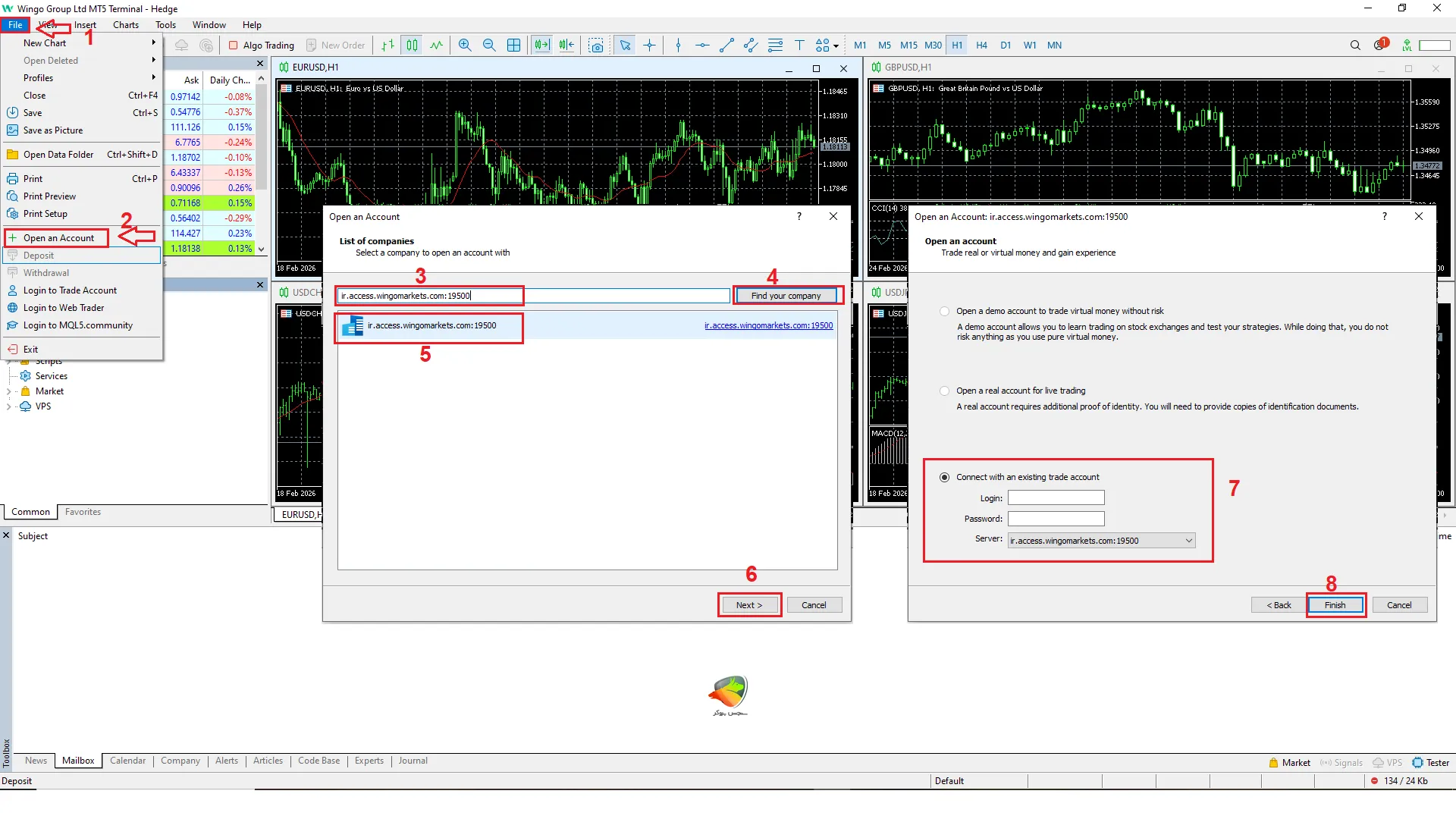 وینگو بروکر فارکس بدون فیلتر 