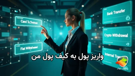 آموزش نحوه واریز پول به کیف پول من